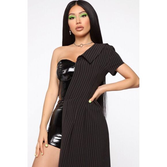 Fashion Nova Tops - Fashion Nova Walking Wish List Top - Black/Combo